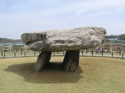 An ancient Korean tomb also known as a Dolmen located at Ganghwa Island