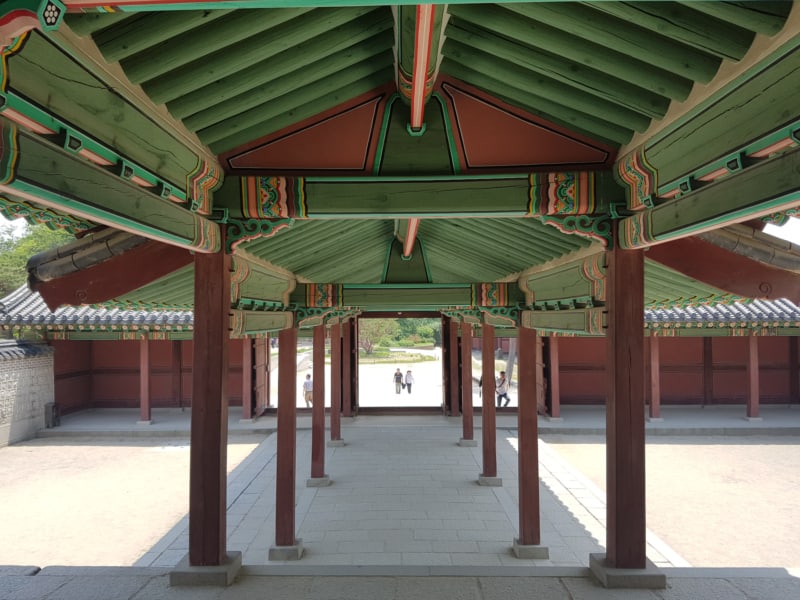 Inside Changdeokgung the main palace in Seoul