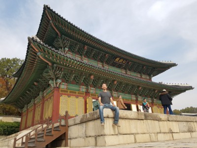 Looking at the stunning external architecture of Injeongjeon, a throne hall in Changdeokgung Palace