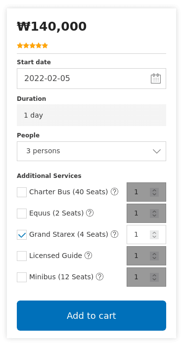 Screenshot of VIP Travel's airport transfer service online booking form