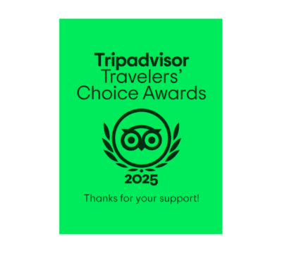 VIP Travel won Tripadvisor's Travelers Choice Awards for 2025